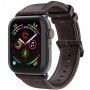 DUX DUCIS kožený řemínek pro Apple Watch Ultra 49mm / 46mm / 45mm / 44mm / 42mm - kávově hnědý