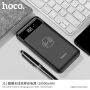 HOCO powerbanka 10000mAh s funkcí bezdrátového nabíjení pro Apple iPhone - černá