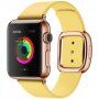 Elegantní řemínek s přezkou pro Apple Watch Ultra 49mm / 46mm / 45mm / 44mm / 42mm - žlutý