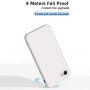 Silikonový ochranný kryt s rovnými hranami pro iPhone 7 / 8 / SE (2020/2022) - fialový