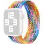 Nylonový řemínek s copánkovým vzorem pro Apple Watch Ultra 49mm / 46mm / 45mm / 44mm / 42mm - L - pastelový