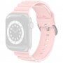 Elegantní silikonový řemínek pro Apple Watch Ultra 49mm / 46mm / 45mm / 44mm / 42mm - růžový