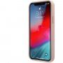 Guess Saffiano Big 4G Metal Logo kryt pro iPhone 12 Pro Max - růžový