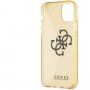 Guess Big 4G Full Glitter kryt pro iPhone 12 Pro Max - zlatý