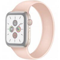 Navlékací silikonový řemínek pro Apple Watch 42mm / 41mm / 40mm / 38mm - L - růžový