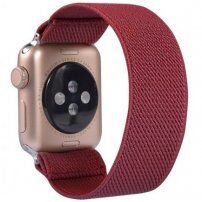 Nylonový navlékací řemínek pro Apple Watch 42mm / 41mm / 40mm / 38mm - vinový