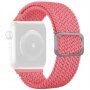 Řemínek s copánkovým vzorem pro Apple Watch 42mm / 41mm / 40mm / 38mm - růžový