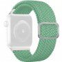 Řemínek s copánkovým vzorem pro Apple Watch 42mm / 41mm / 40mm / 38mm - mentolový