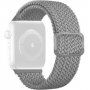 Řemínek s copánkovým vzorem pro Apple Watch 42mm / 41mm / 40mm / 38mm - šedý