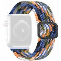 Řemínek s copánkovým vzorem pro Apple Watch 42mm / 41mm / 40mm / 38mm - barevný