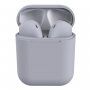 InPods 12 bezdrátová bluetooth sluchátka s nabíjecím pouzdrem pro Apple zařízení - šedá