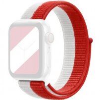 Nylonový řemínek se zapínáním na suchý zip pro Apple Watch Ultra 49mm / 46mm / 45mm / 44mm / 42mm - Kanada