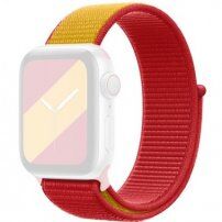 Nylonový řemínek se zapínáním na suchý zip pro Apple Watch 42mm / 41mm / 40mm / 38mm - Španělsko