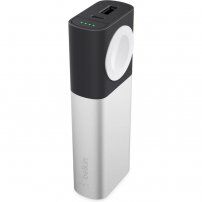 Belkin powerbanka s integrovaným magnetickým nabíjením pro iPhone / Apple Watch - stříbrná