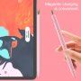 Ochranný silikonový obal s lístečky pro Apple Pencil 1. generace - žlutý
