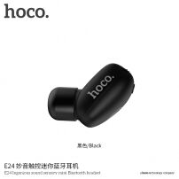 HOCO malé bezdrátové Bluetooth sluchátko s mikrofonem pro Apple iPhone - černé