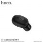 HOCO malé bezdrátové Bluetooth sluchátko s mikrofonem pro Apple iPhone - černé