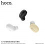 HOCO malé bezdrátové Bluetooth sluchátko s mikrofonem pro Apple iPhone - bílé