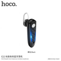 HOCO Dazzle bezdrátové Bluetooth sluchátko s mikrofonem pro Apple iPhone - černé