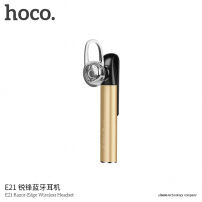 HOCO elegantní bezdrátové Bluetooth sluchátko s mikrofonem pro Apple iPhone - zlaté