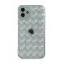 Ochranný kryt s bublinami pro iPhone 11 - šedý