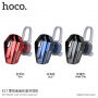 HOCO malé bezdrátové Bluetooth sluchátko pro Apple iPhone - červené