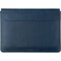 FIXED Oxford kožená obálka pro MacBook Air 13" (A1237 / A1304 / A1369 / A1466) - tmavě modrá