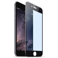 HOCO super odolné 9H tvrzené sklo (Tempered Glass) pro Apple iPhone 6 / 6S - Anti-blue-ray - vroubkovaný rámeček černý