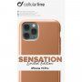 CellularLine SENSATION Metallic silikonový kryt pro iPhone 11 Pro - zlatý