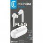 Cellularline Flag TWS bezdrátová sluchátka pro Apple zařízení - bílá