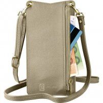 Cellularline Mini Bag pouzdro na krk pro iPhone - bronzové