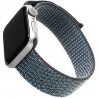 FIXED Nylon Strap nylonový řemínek pro Apple Watch 42mm / 41mm / 40mm / 38mm - temně šedý