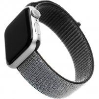 FIXED Nylon Strap nylonový řemínek pro Apple Watch 42mm / 41mm / 40mm / 38mm - šedý