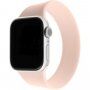 FIXED provlékací silikonový řemínek pro Apple Watch 42mm / 41mm / 40mm / 38mm - XL - růžový