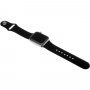 FIXED Silicone Strap řemínek s kratší a delší přezkou pro Apple Watch 42mm / 41mm / 40mm / 38mm - černý