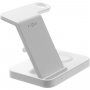FIXED Powerstation 3v1 stojánek s bezdrátovým nabíjením pro iPhone / Apple Watch / AirPods - bílý