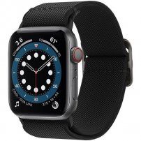 Spigen Lite Fit nylonový řemínek pro Apple Watch Ultra 49mm / 46mm / 45mm / 44mm / 42mm - černý