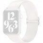 Silikonový řemínek s posuvnou přezkou pro Apple Watch Ultra 49mm / 46mm / 45mm / 44mm / 42mm - bílý