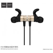 HOCO sportovní bezdrátová Bluetooth sluchátka pro Apple iPhone - zlatá
