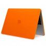 Matný transparentní kryt pro MacBook Pro 15" (A1707 / A1990) - oranžový