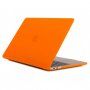 Matný transparentní kryt pro MacBook Pro 15" (A1707 / A1990) - oranžový