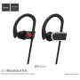HOCO bezdrátová Bluetooth sportovní sluchátka pro Apple iPhone - černá