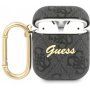 Guess 4G Script obal pro AirPods 1 / 2 - šedý