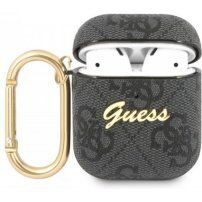 Guess 4G Script obal pro AirPods 1 / 2 - šedý