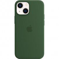 Originální Apple silikonový kryt s MagSafe pro iPhone 13 mini - jetelově zelený