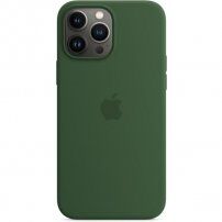 Originální Apple silikonový kryt s MagSafe pro iPhone 13 Pro Max - jetelově zelený