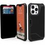 UAG Metropolis odolné flipové pouzdro pro iPhone 13 - kevlarově černé