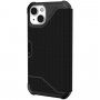 UAG Metropolis odolné flipové pouzdro pro iPhone 13 - kevlarově černé