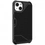 UAG Metropolis odolné flipové pouzdro pro iPhone 13 - kevlarově černé