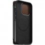 Nomad MagSafe Rugged Folio kožené flipové pouzdro pro iPhone 13 Pro - hnědé
